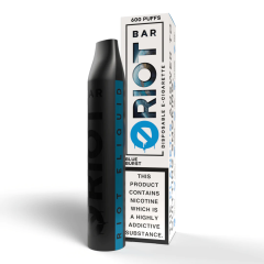 RIOT BAR Disposable Zero Blue Burst 0mg